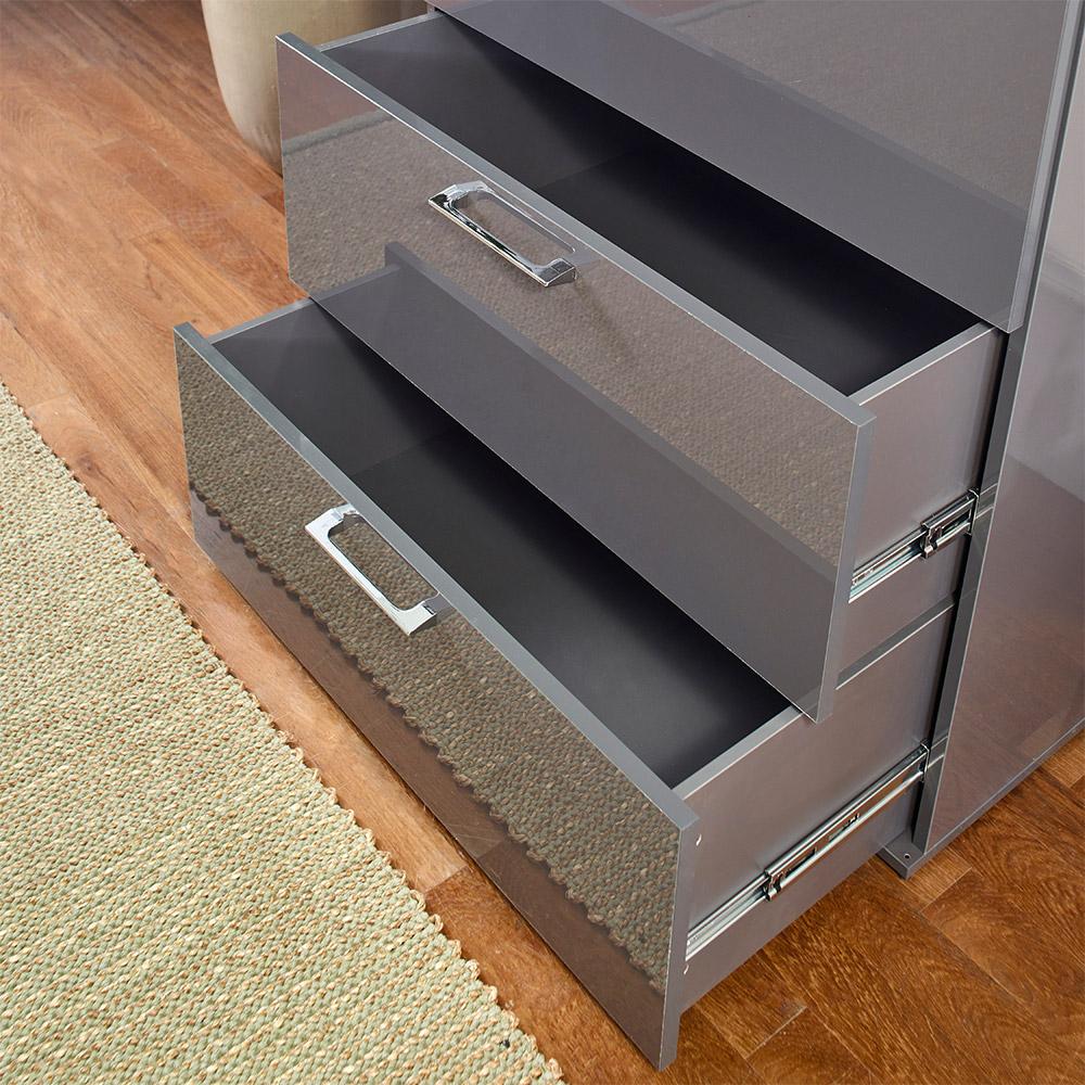 Bliss Chest - Glossy Gray,Instore